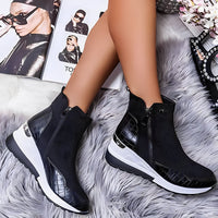 Yancy - Komfortable Damenstiefel – Schwarz