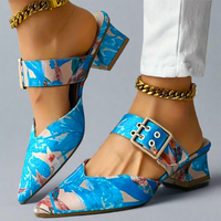 Leandra | Bunte Sandalen für ultimativen Tragekomfort – Blau
