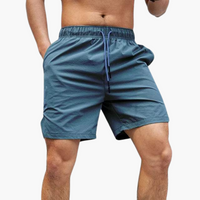 Badeshorts - Herren Sommer-Shorts mit Kordelzug Design – Blau