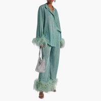 Selina | Einzigartiges 2-teiliges Damen-Set – Türkis