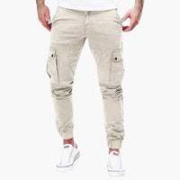Niklas | Bequeme Cargohose – Hellkhaki
