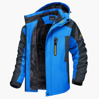 Outdoor Jacke mit Reißverschluss für Herren – Blau