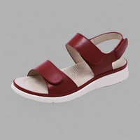 Giselle | Komfortable Orthopädische Sandalen für jeden Tag – Rot