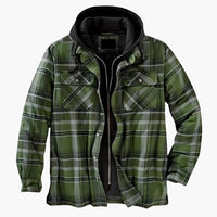 Micheal I Gesteppte Hemdjacke – Grün