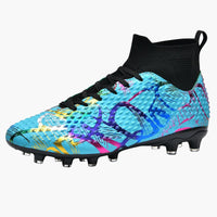 Fußball schuhe für Herren mit strukturiertem Obermaterial – Blau
