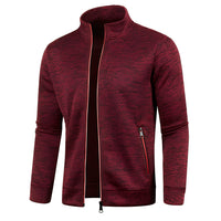 Clive - Trendige, komfortable Jacke – Weinrot
