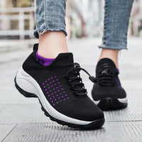 Clark Sommerliche Ergonomische Sneakers | Damenschuhe mit orthopädischem Fußbett – Schwarz 2
