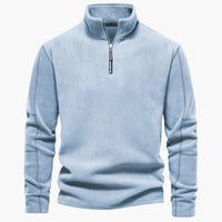 Claude | Exklusiver Fleecepullover – Hellblau