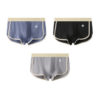 HEINZ - BAUMWOLL-UNTERHOSE-SET – Blau/Schwarz/Grau