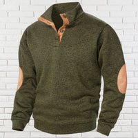 Dominik-Josef® | Pullover Mit Stehkragen – Oliv