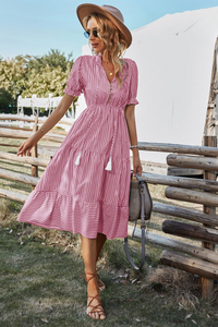 Cambri | Stilvolles Sommerkleid – Rosa