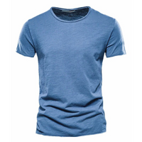 Gabriel™ | Klassisches T-Shirt (2+1 GRATIS) – Denimblau