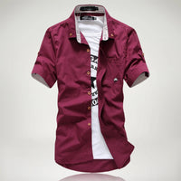 Ben | Mason Signature Button-Up Hemd für stilbewusste Herren – Rot