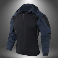 Taj | Premium Robuste Militärjacke für Männer – Blau