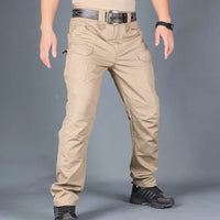 Cargohose für Herren - Wasserdichte Sommer Outdoor Wanderhose – Khaki