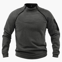 Rainer | Fleece-Pullover – Grau