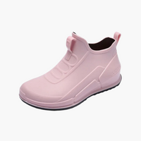Damen Slipper Stiefel mit geschlossenem Schaft – Rosa