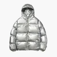 Timo | Daunen-Pufferjacke – Silber