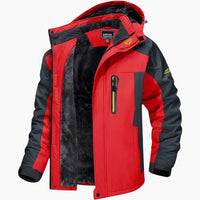 Ralf | Stylische bequeme Fleecejacke – Rot