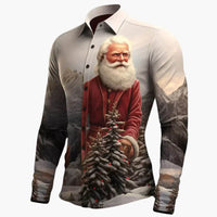 Leonhard | Bequeme Weihnachtsshirt – Weiß