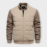 Stratos - Stilvolle Hybrid-Jacke – Khaki