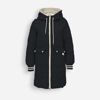 Elegante Winterjacke für Damen – Schwarz