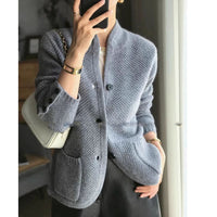 Eytora | Warme Strickjacke für Frauen – Perfekte Wärme und Stil – Blau