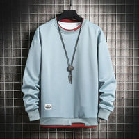JAKOB - DOPPELSCHICHTIGER PULLOVER – Blau