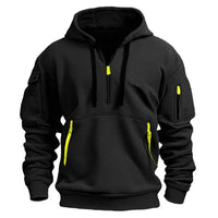 Shalev - Stylischer Langarm Kapuzenpullover | 1+1 Gratis – Schwarz