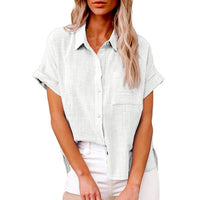 Evie - Anspruchsvolle Bluse – Weiß