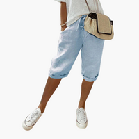 Erika | Bequeme Shorts – Blau