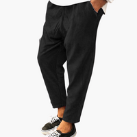 Cordhose mit Stretch - Herren Komfort & Stil vereint – Schwarz