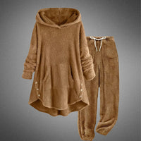 Meirya - Bequemes Zweiteiliges Tunika Set – Camel