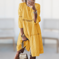 Marzia - Elegantes Kleid Marzia – Gelb