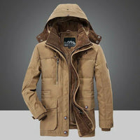 Magnus – Die ultimative Winterjacke für Herren, die Stil & Wärme vereint – Khaki