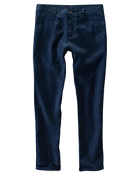Mykonos Linen Pants – Dunkelblau