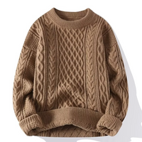 Stylischer Strickpullover für Damen | Warme – Braun