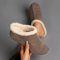 Nora | Damen Slip-On Sandalen weich und edel – Braun