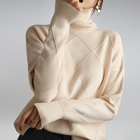 Adelia | Rollkragenpullover – Beige