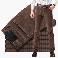 Bastian | Warme Und Elegante Winter Hose – Braun