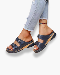 Damen Bequeme Sandalen | Trendige Sommerschuhe – Dunkelblau