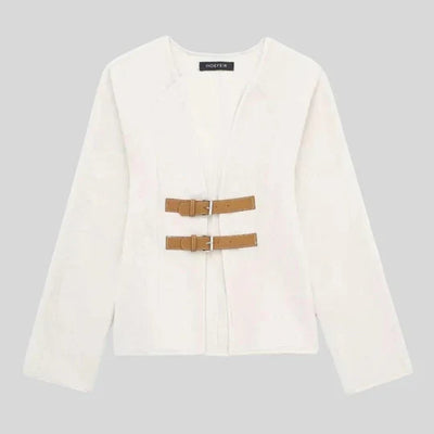 Eythalia | Frau Vintage Schnalle Jacke