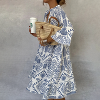 Louisa™| Kleid – Blau