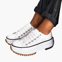 Sofie | Bequeme Schuhe mit Dickem Absatz – Weiß
