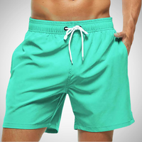 Herren Badeshorts Mit Kordelzug | Bequem – Türkis
