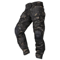 Taktische Cargo-Hose mit Knieschutz für Outdoor & Arbeit – Multicam zwart