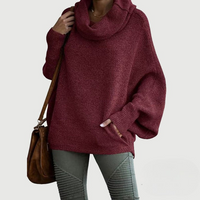 DIETLINDE - OVERSIZE-PULLOVER – Rotwein