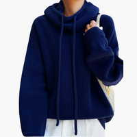 Daniela | Bequemer Hoodie – Blau