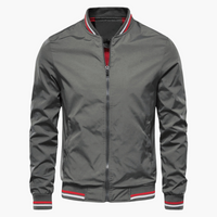 Bomberjacke für Herren - Leichte Sommerjacke für jeden Tag – Grau