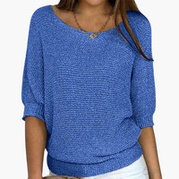 Hanna | Eleganter Pullover – Blau